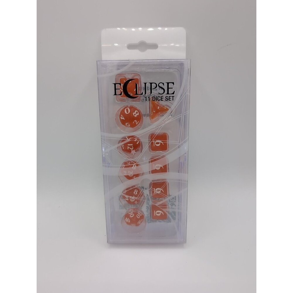 Ultra Pro Dice Set: Eclipse 11 Pumpkin Orange